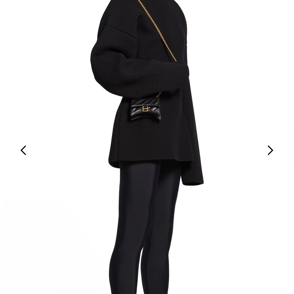 Balenciaga Black Clutch Sleek and Sophisticated